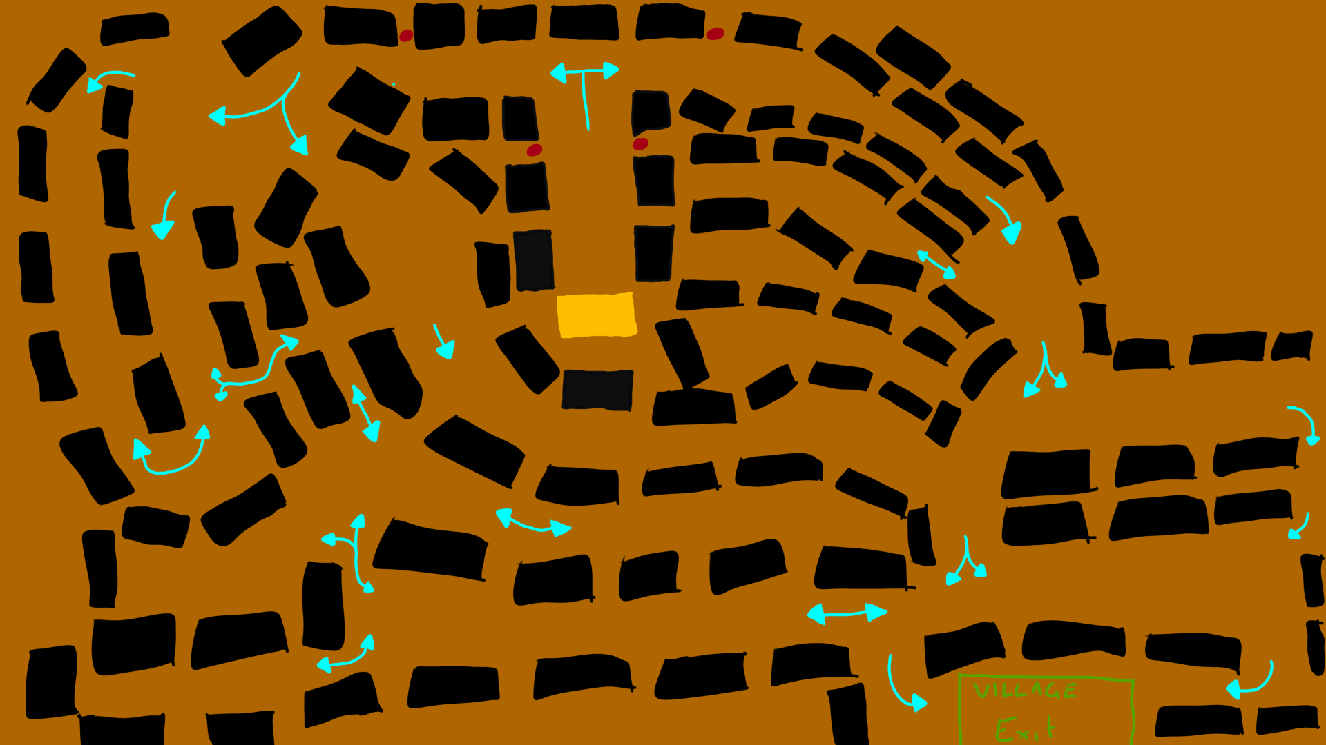 A level map for the first zone of the game.